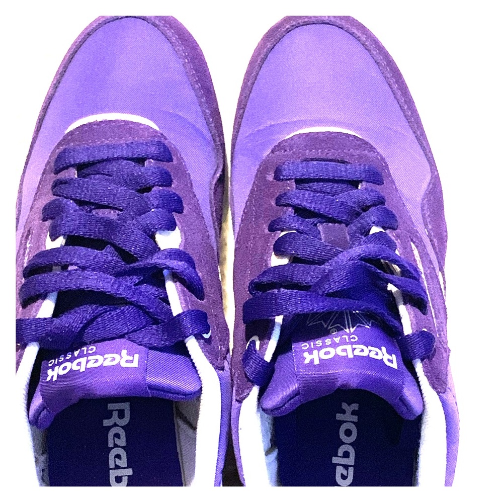 Like New Purple Reebok Classics